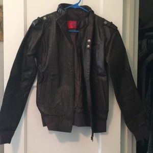 vintage leather jacket